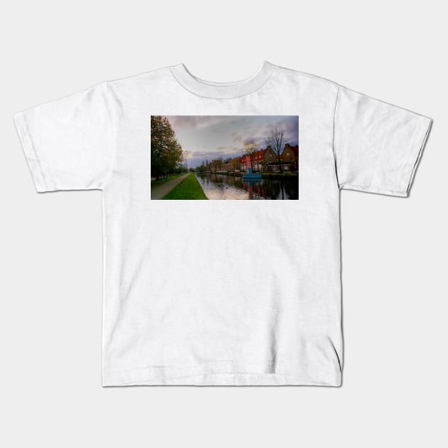 Amsterdam Canal Kids T-Shirt by StonePics